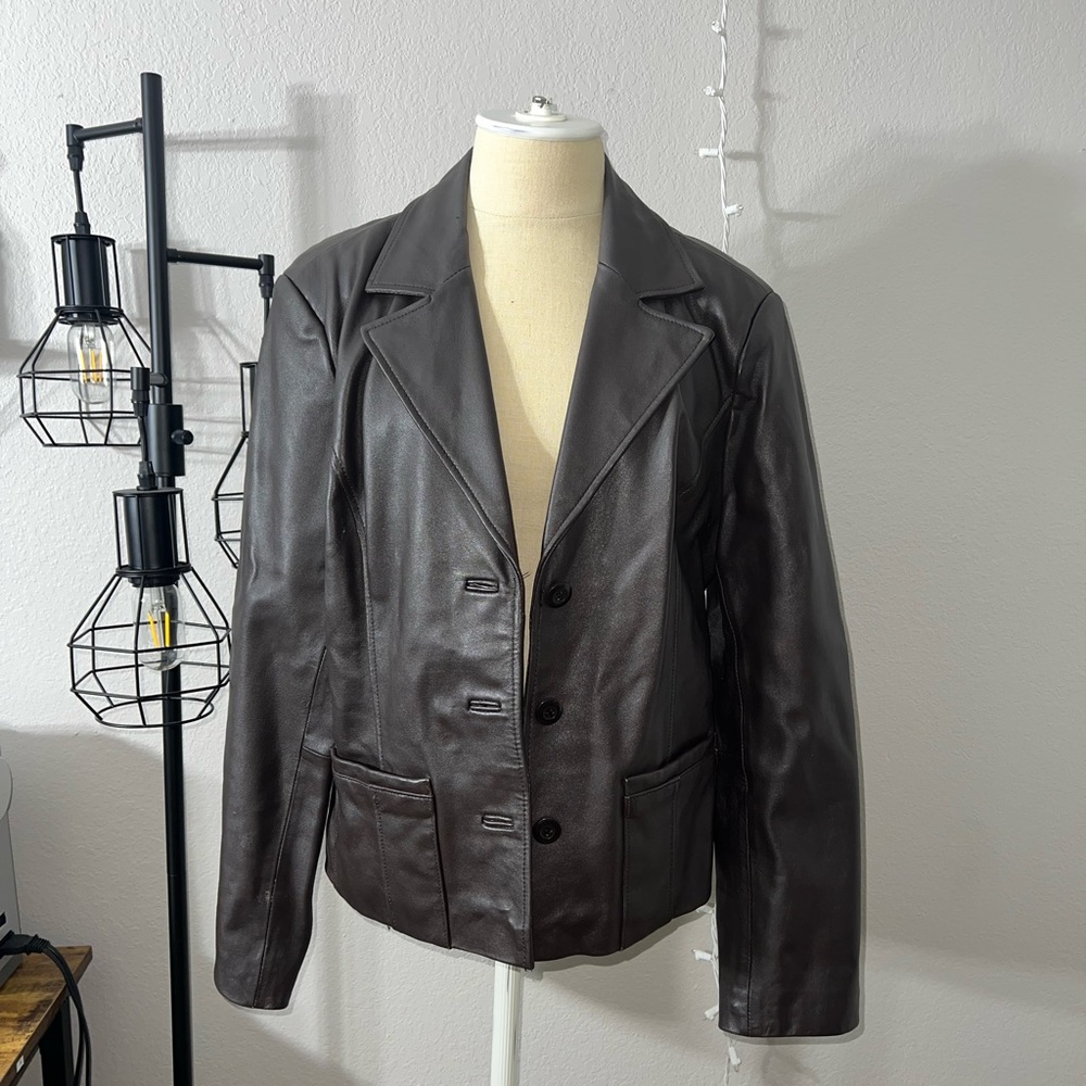 Leather jacket